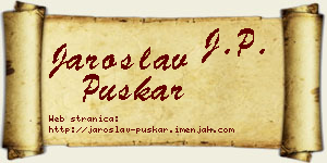 Jaroslav Puškar vizit kartica